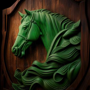 3D model st Absinthe horse famous animal (STL)